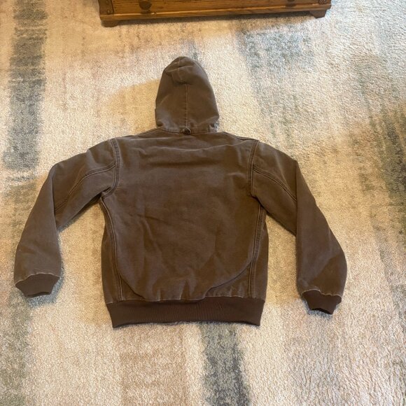 Vintage Youth Large Chocolate Brown Carhartt Jacket - Picture 2 of 10